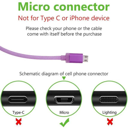 Travel-Friendly Micro USB Cable for Daily Phone Charging and Data Transfer