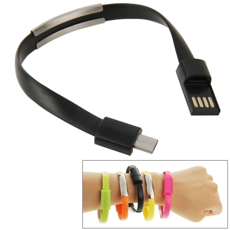 Wearable Bracelet Sync Data Charging Cable Length 24cm Stylish Accessory 