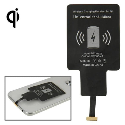 Essential Receiver for Everyday Micro USB Phone Charging - ultrathin wireless Micro USB Qi receiver pad for desk or nightstand