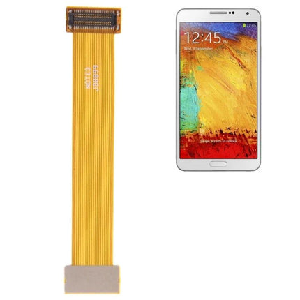 Extension Cable for Testing Phone Screens in Home Repairs - flexible ribbon cable beside a smartphone for DIY screen testing