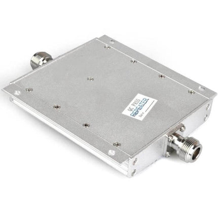 850MHz CDMA Signal Booster with Yagi Antenna for Reliable Coverage - metal in-line high-gain amplifier unit with N-type connectors