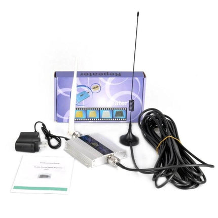 GSM 850MHz Signal Booster for Enhanced Mobile Network Coverage - indoor home office kit with antenna, amplifier and cables