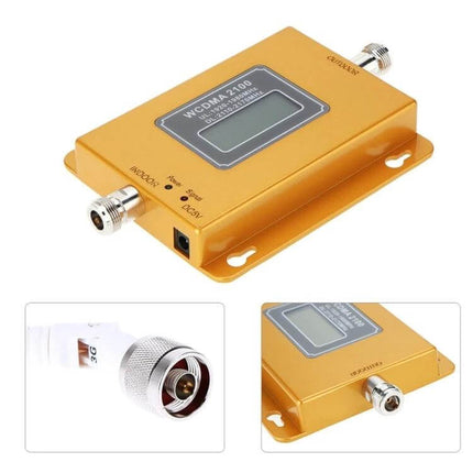 Mobile Phone Signal Booster for Home and Office Use WCDMA 2100MHz micro-repeater kit with outdoor and indoor antennas