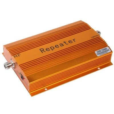 GSM 900 Cellular Signal Booster for Weak Indoor Areas - orange indoor repeater unit for basements and small offices
