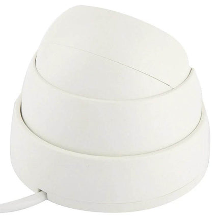 Infrared Security Camera with Night Vision for Home Monitoring - white dome CMOS night-vision camera for entryway surveillance