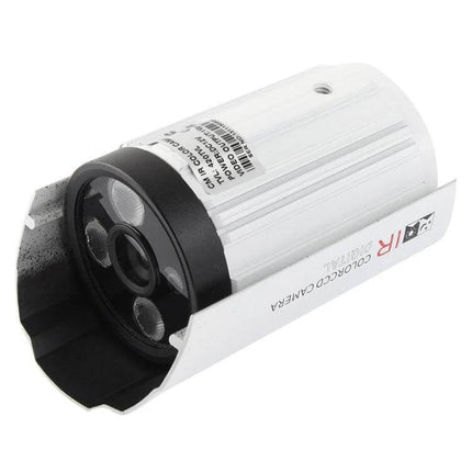 Color Infrared Security Camera for Nighttime Surveillance with 20m Range - white outdoor 6mm lens CMOS IR bullet camera monitoring entryways