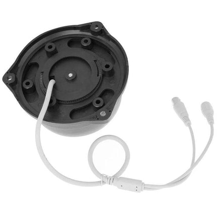 Sony Indoor Security Dome Camera with Night Vision - underside view of dome housing, cables and connectors for indoor night-vision surveillance