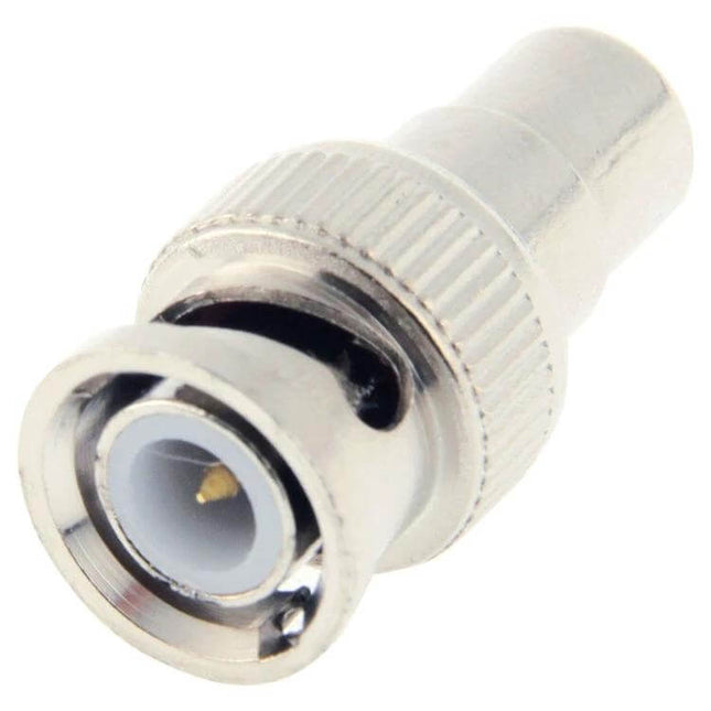 BNC Plug Terminator for Effective Signal Termination in Cables metal BNC terminator for CCTV and A/V cable connections