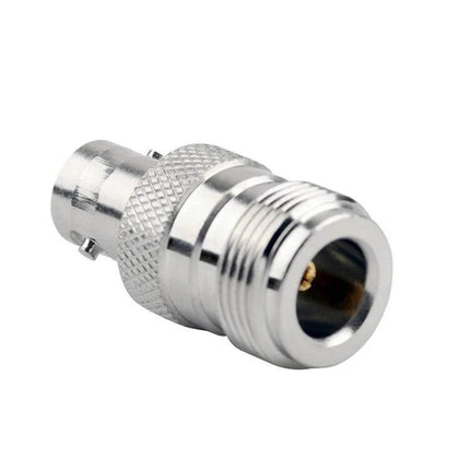 BNC to N Jack Connector for Antennas and Radio Systems - metal adapter for linking BNC and N type cables, durable coaxial connector