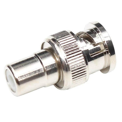 BNC to RCA Adapter for Antenna and Radio Connections - nickel-plated BNC male to RCA female connector for audio/video and antenna hookups