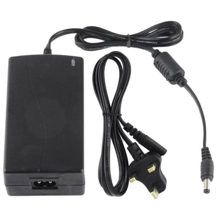 Universal 12V 4A AC Power Adapter for 8-Channel DVR Systems black power supply with UK plug and DC barrel connector