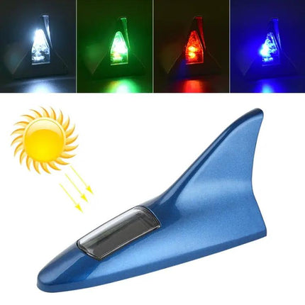 Solar Shark Fin Alarm Light for Cars High-Positioned