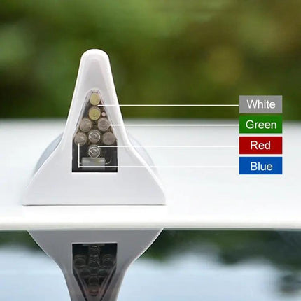 Solar Shark Fin Alarm Light for Cars High-Positioned
