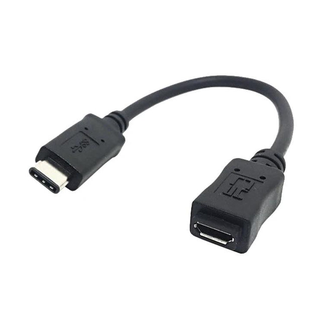 Compact Cable for Connecting Devices in Daily Travel Use - Micro USB to Type-C adapter cable for charging and data transfer