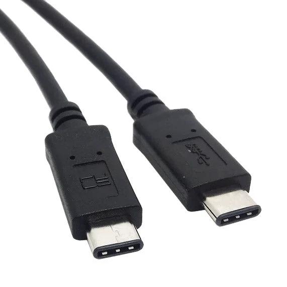 Cable for Connecting Phones and Tablets in Daily Use - black USB Type C charging and data cable with reversible connectors