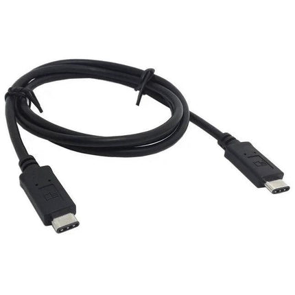 Cable for Connecting Phones and Tablets in Daily Use - black USB Type-C reversible charging and data cable coiled