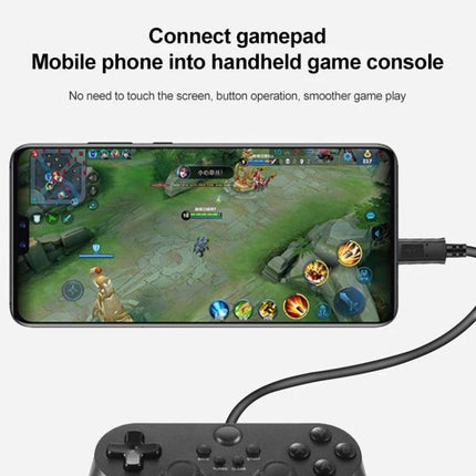 Type C USB Connector for Daily Device Links at Home connecting smartphone to gamepad for smooth mobile gameplay, reversible plug for easy charging and data transfer