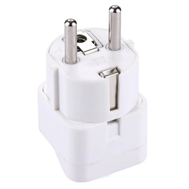 WD-9 Universal Travel Plug Adapter for Europe and Other Regions white compact adapter for phones and laptops