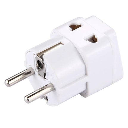 WD-9 Universal Travel Plug Adapter for Europe and Other Regions compact white multi-region adapter for phones and laptops
