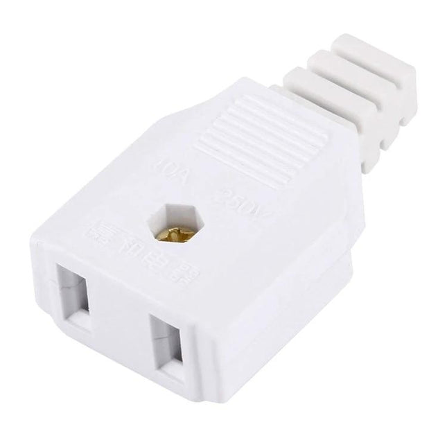 US to EU Travel Power Adaptor for International Device Charging white compact adapter for smartphones and laptops