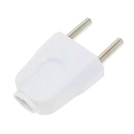 US to EU Travel Power Adaptor for International Device Charging - compact white plug adapter for smartphones and laptops