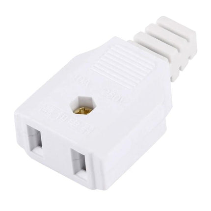 US to EU Travel Power Adaptor for International Device Charging - compact white plug adapter for smartphones and laptops