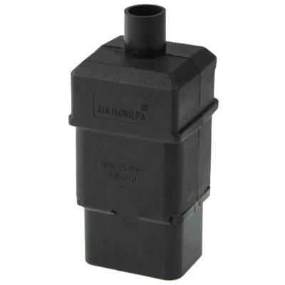 Universal 3-Prong AC Power Adapter for Travel and Home Use compact black adapter for laptops phones and small appliances