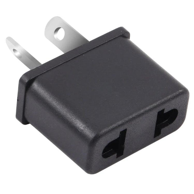 Universal US/EU to Australian Plug Adaptor for Travel - compact black travel plug adapter for US and EU devices to Australian outlets