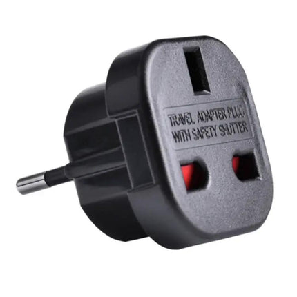 Universal UK to EU Travel Power Plug Adaptor for Sockets