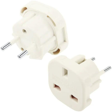 Universal UK to EU Travel Power Plug Adaptor for Sockets