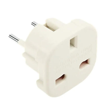 Universal UK to EU Travel Power Plug Adaptor for Sockets