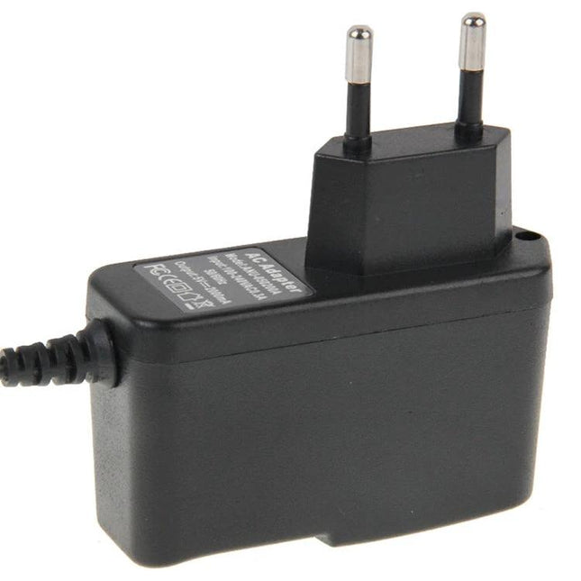 Universal 2.5mm Jack AC Travel Charger for Tablets black travel AC adapter with 2.5mm cord, compact durable plug for tablets