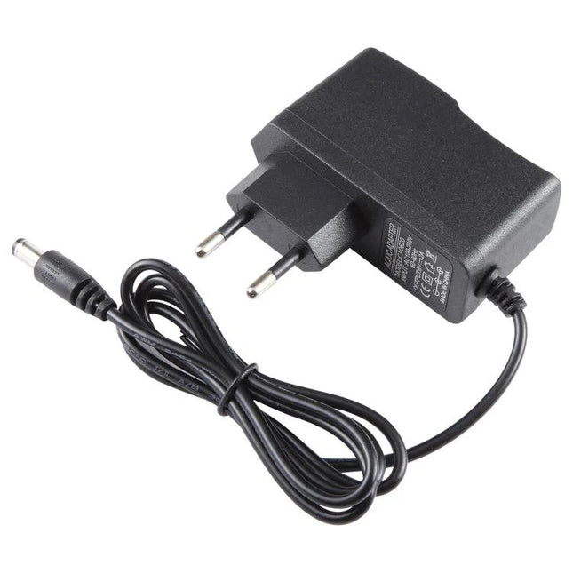 EU Plug AC to DC 6V 2A Power Adapter for Electronic Devices - black EU plug 6V 2A wall adapter with barrel connector for routers and LED strips
