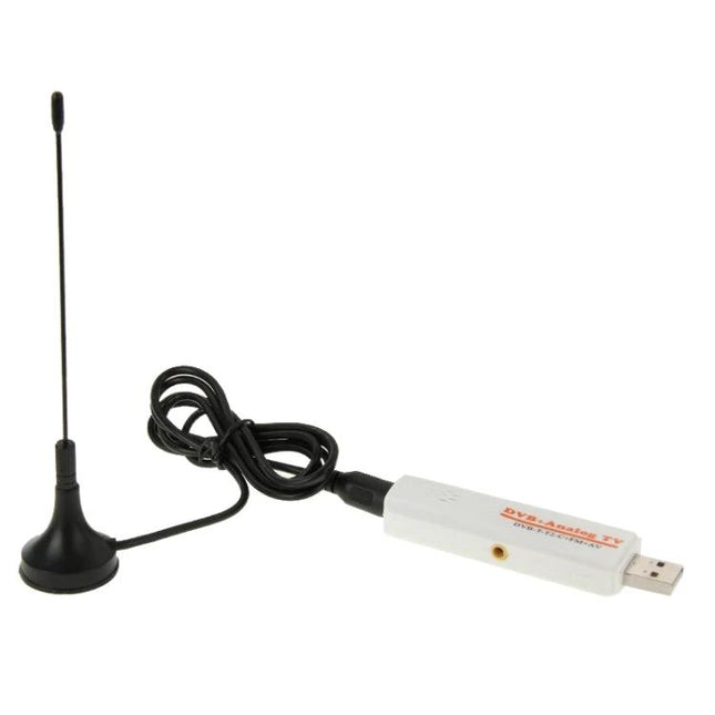 Portable Mini TV Stick for Watching and Recording TV on Computer - compact USB TV tuner with antenna for laptops and travel