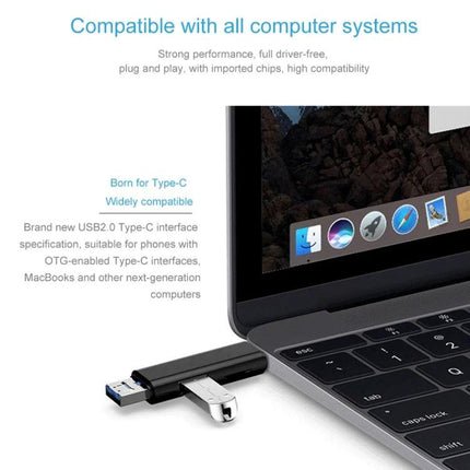 Compact Adapter for Everyday File Transfers on Devices connected to laptop USB and Type-C for photos and videos transfer