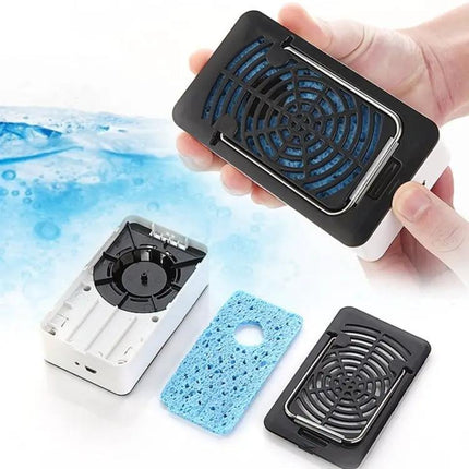 Handheld USB Personal Cooling Fan With Stand For Outdoors