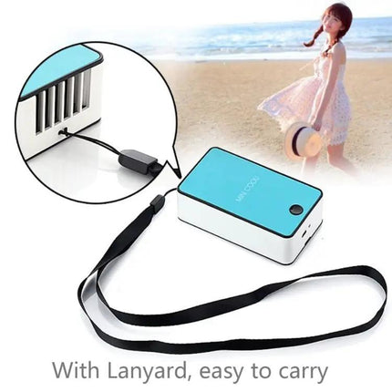 Handheld USB Personal Cooling Fan With Stand For Outdoors