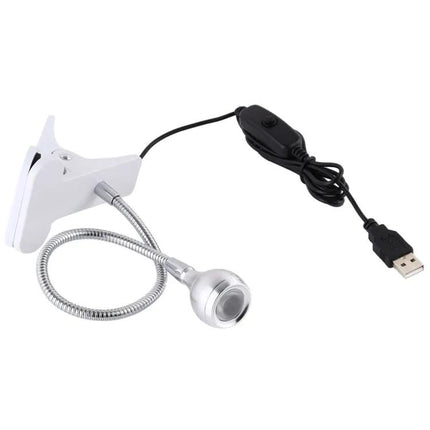 Clip-On USB LED Light for Home Desk Illumination Tasks
