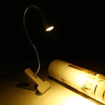 Clip-On USB LED Light for Home Desk Illumination Tasks