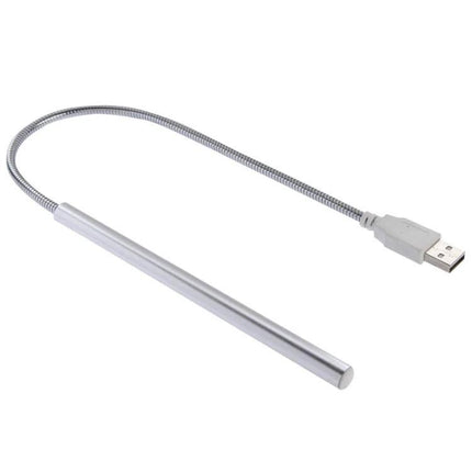 Flexible USB Light for Travel and Laptop Use - adjustable gooseneck USB lamp for reading and laptop work