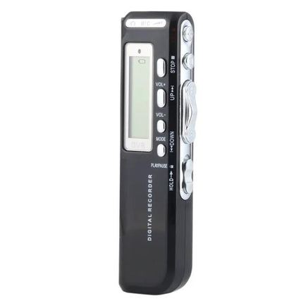 4GB Digital Voice Recorder MP3 Player With VOX Black