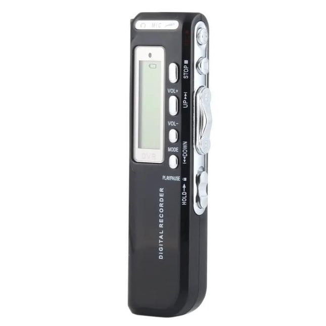 4GB Digital Voice Recorder MP3 Player With VOX Black