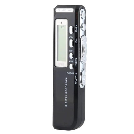 8GB Digital Voice Recorder MP3 Player Black VOX Phone