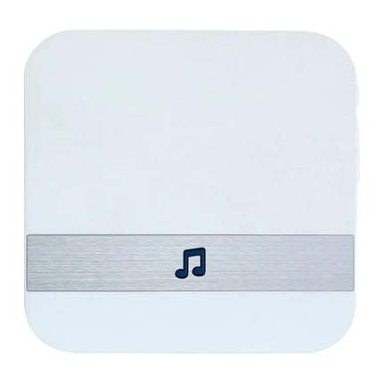 Black Wireless Doorbell Receiver with 52 Chimes for Home Entry