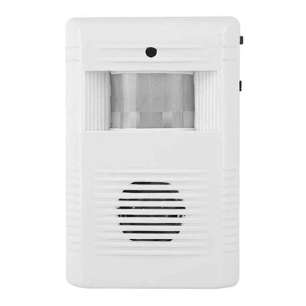 Electronic Infrared Sensor Doorbell for Guest Detection at Home white wall-mounted motion sensor doorbell for entry alerts
