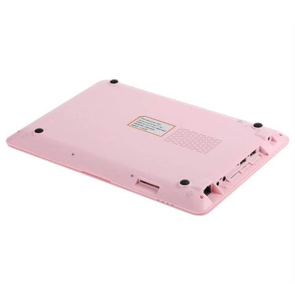 10.1 Inch Android Tablet for Everyday Browsing and Media pink rear view showing ports and ventilation for browsing and media