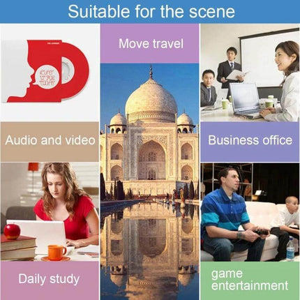 10.1 Inch Android Tablet for Everyday Browsing and Media showing uses: travel, audio/video, business, study, and gaming