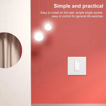Universal Wall Plate with Screw for Ethernet and Home Theater Installations mounted on coral wall hiding cables for tidy home theater and Ethernet setup