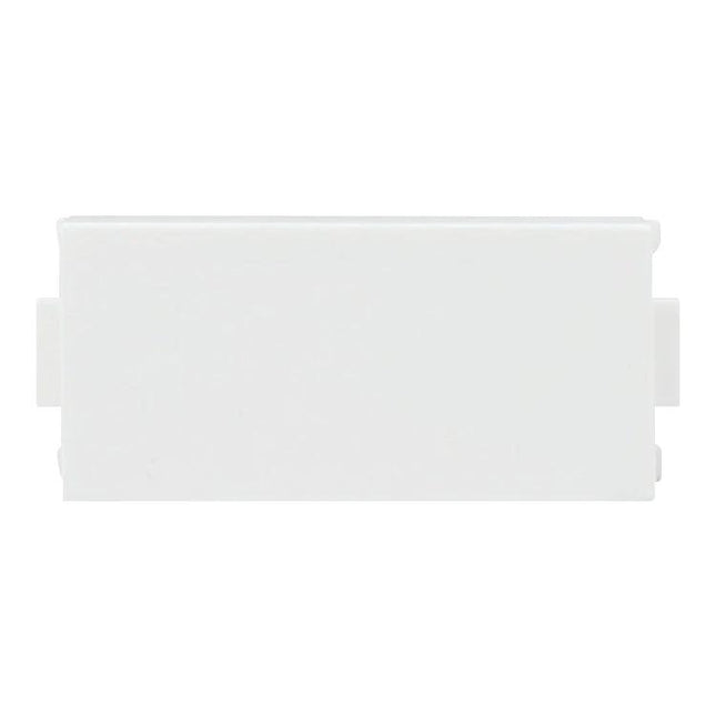 Blank Panel Filler for Switch Sockets, 4.7cm x 2.25cm x 1.7cm - white ABS filler for covering unused switch socket spaces
