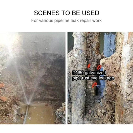 Home Ear Device for Hearing Through Walls Daily compact audio detector shown with pipeline leak repair scenes